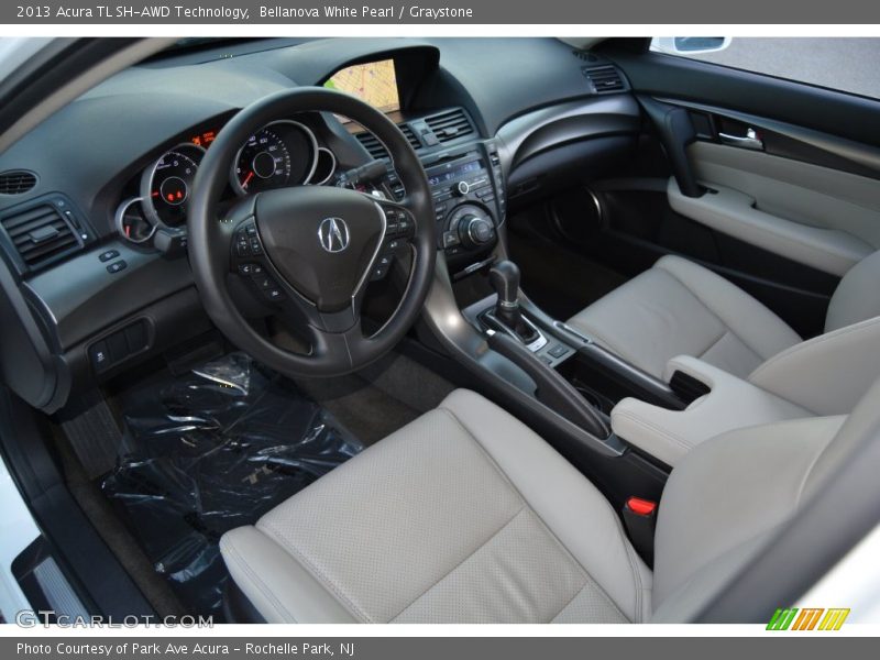Bellanova White Pearl / Graystone 2013 Acura TL SH-AWD Technology