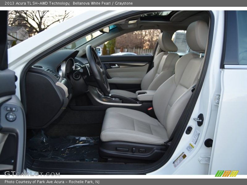 Bellanova White Pearl / Graystone 2013 Acura TL SH-AWD Technology
