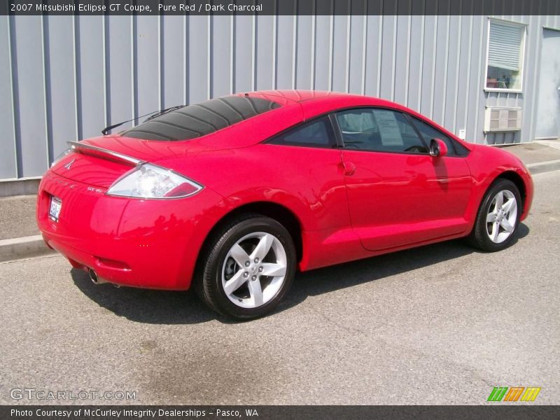 Pure Red / Dark Charcoal 2007 Mitsubishi Eclipse GT Coupe