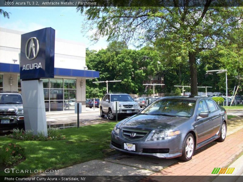 Anthracite Metallic / Parchment 2005 Acura TL 3.2