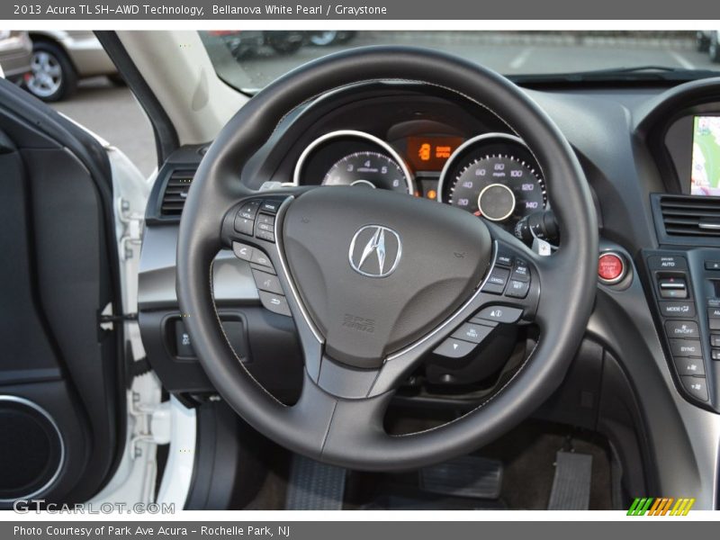 Bellanova White Pearl / Graystone 2013 Acura TL SH-AWD Technology