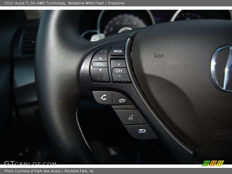 Bellanova White Pearl / Graystone 2013 Acura TL SH-AWD Technology