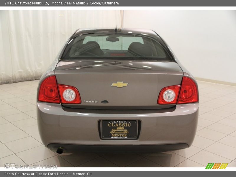 Mocha Steel Metallic / Cocoa/Cashmere 2011 Chevrolet Malibu LS