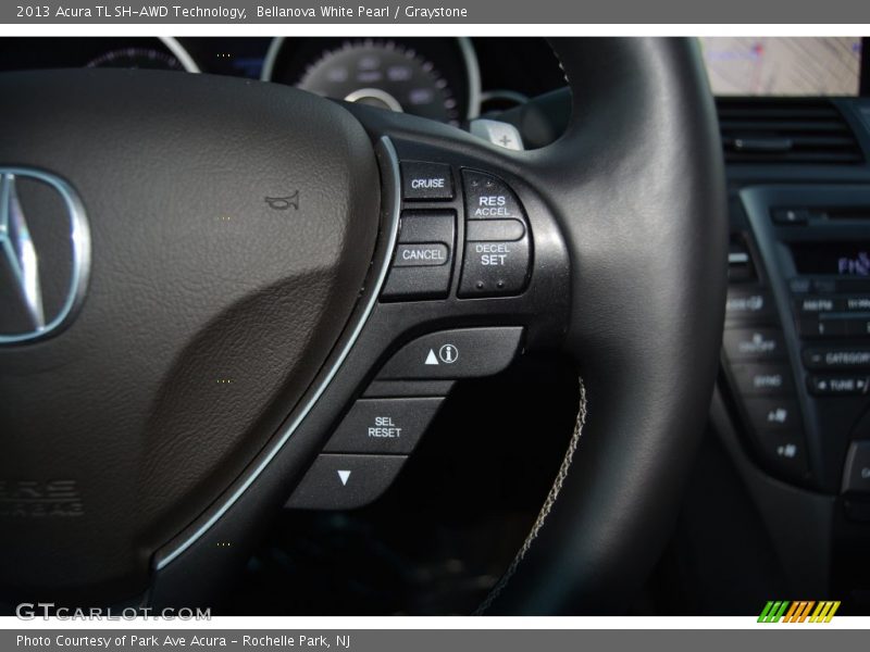 Bellanova White Pearl / Graystone 2013 Acura TL SH-AWD Technology