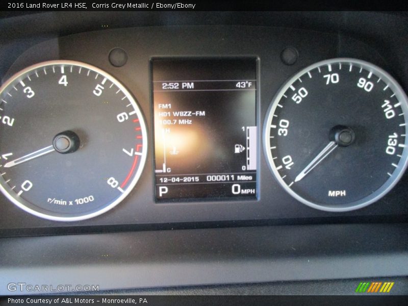 Corris Grey Metallic / Ebony/Ebony 2016 Land Rover LR4 HSE
