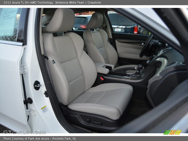 Bellanova White Pearl / Graystone 2013 Acura TL SH-AWD Technology