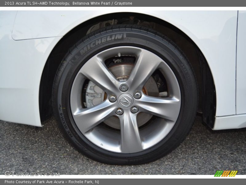 Bellanova White Pearl / Graystone 2013 Acura TL SH-AWD Technology