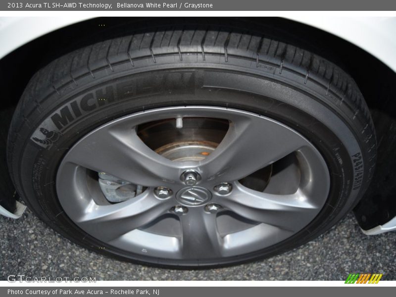 Bellanova White Pearl / Graystone 2013 Acura TL SH-AWD Technology