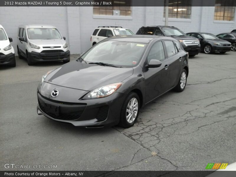 Graphite Mica / Black 2012 Mazda MAZDA3 i Touring 5 Door