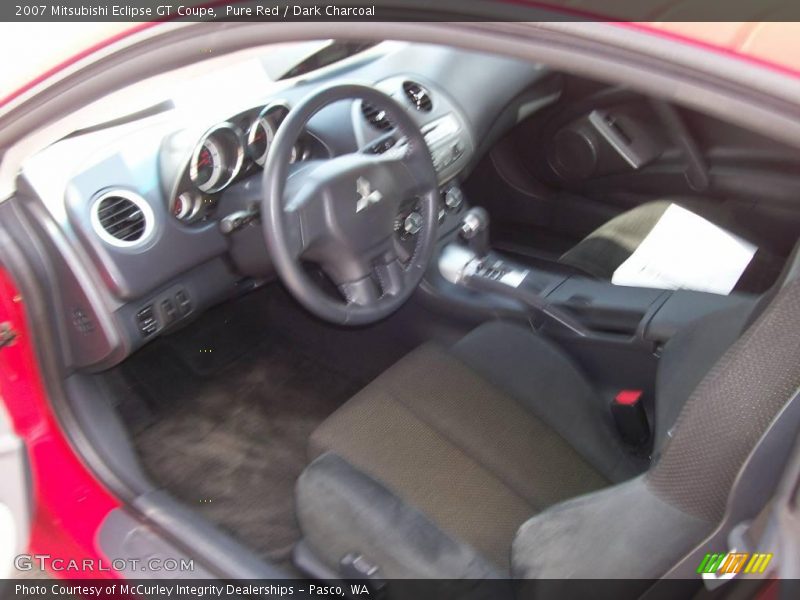 Pure Red / Dark Charcoal 2007 Mitsubishi Eclipse GT Coupe