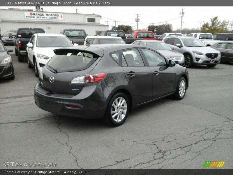 Graphite Mica / Black 2012 Mazda MAZDA3 i Touring 5 Door