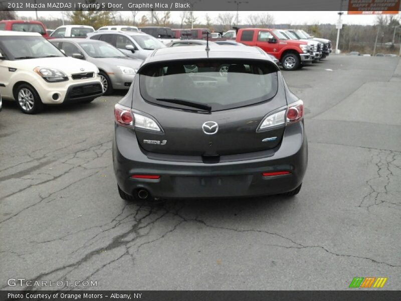 Graphite Mica / Black 2012 Mazda MAZDA3 i Touring 5 Door