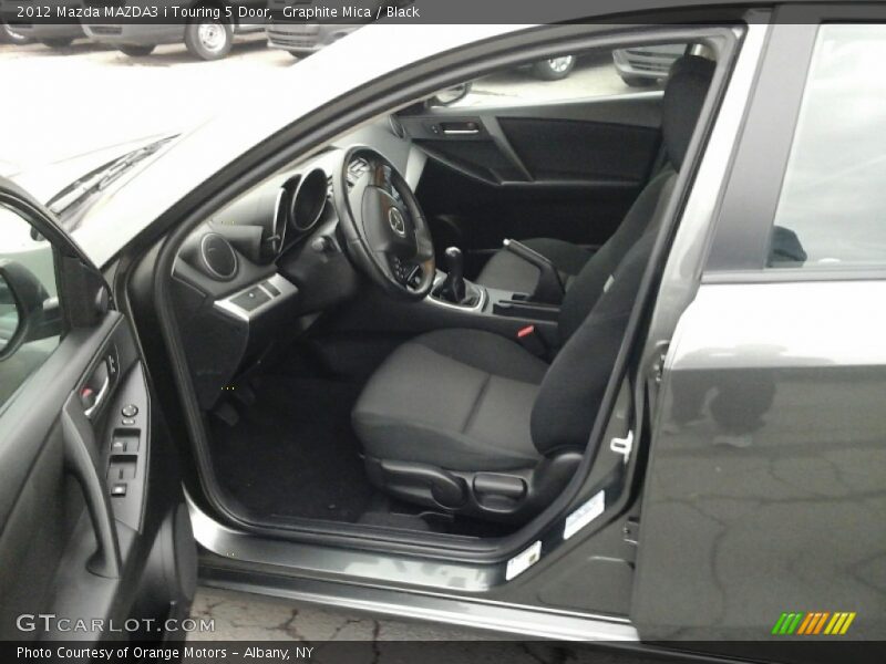 Graphite Mica / Black 2012 Mazda MAZDA3 i Touring 5 Door