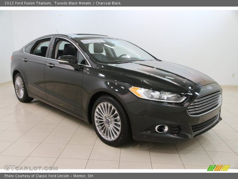 Tuxedo Black Metallic / Charcoal Black 2013 Ford Fusion Titanium