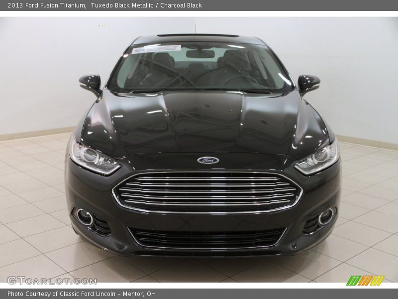 Tuxedo Black Metallic / Charcoal Black 2013 Ford Fusion Titanium