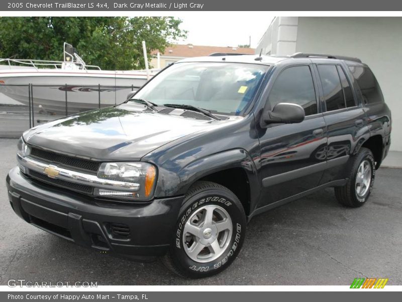 Dark Gray Metallic / Light Gray 2005 Chevrolet TrailBlazer LS 4x4
