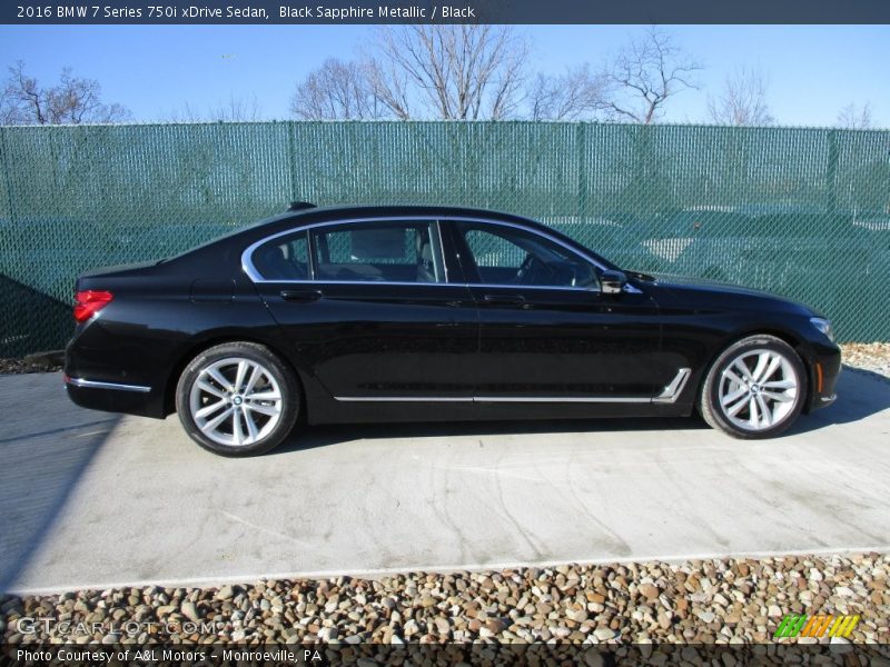  2016 7 Series 750i xDrive Sedan Black Sapphire Metallic