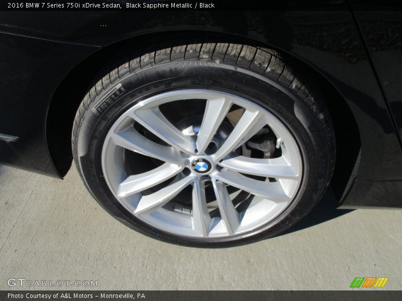 Black Sapphire Metallic / Black 2016 BMW 7 Series 750i xDrive Sedan