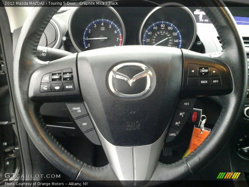 Graphite Mica / Black 2012 Mazda MAZDA3 i Touring 5 Door