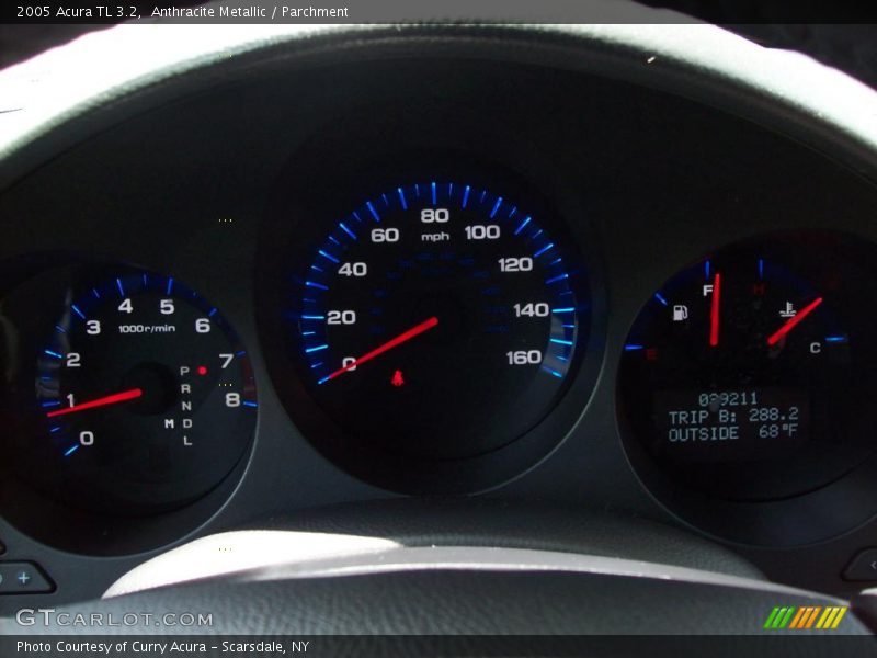 Anthracite Metallic / Parchment 2005 Acura TL 3.2