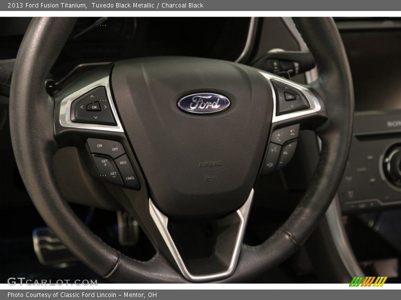 Tuxedo Black Metallic / Charcoal Black 2013 Ford Fusion Titanium