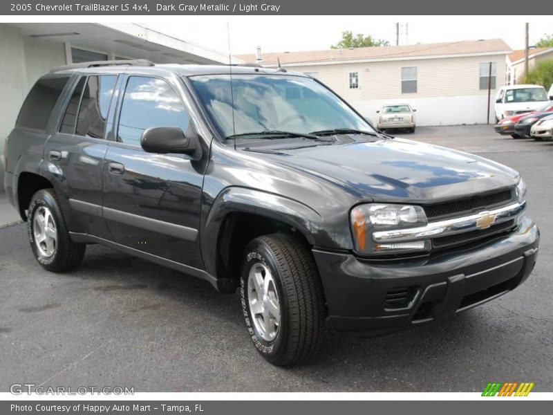 Dark Gray Metallic / Light Gray 2005 Chevrolet TrailBlazer LS 4x4