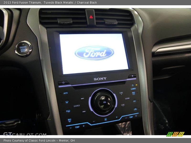 Tuxedo Black Metallic / Charcoal Black 2013 Ford Fusion Titanium