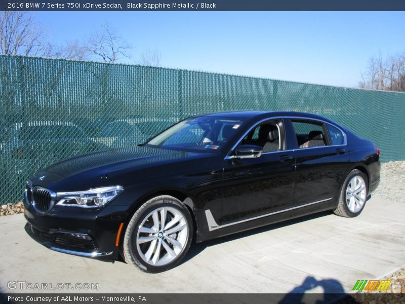 Front 3/4 View of 2016 7 Series 750i xDrive Sedan