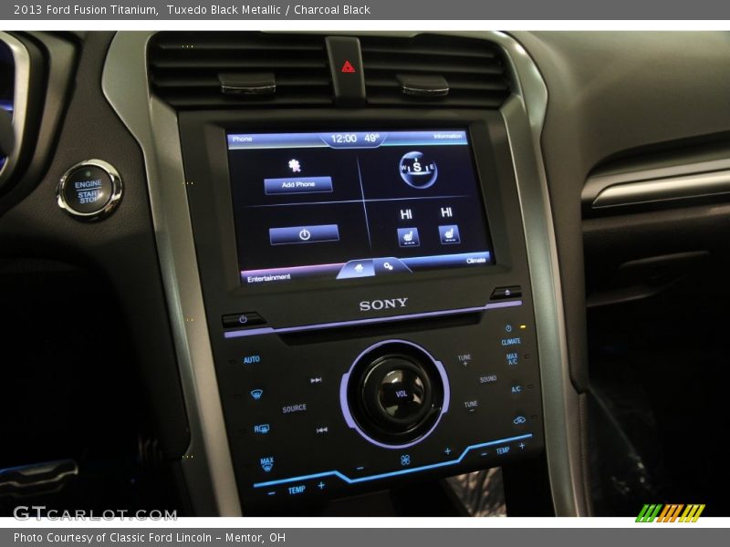 Tuxedo Black Metallic / Charcoal Black 2013 Ford Fusion Titanium