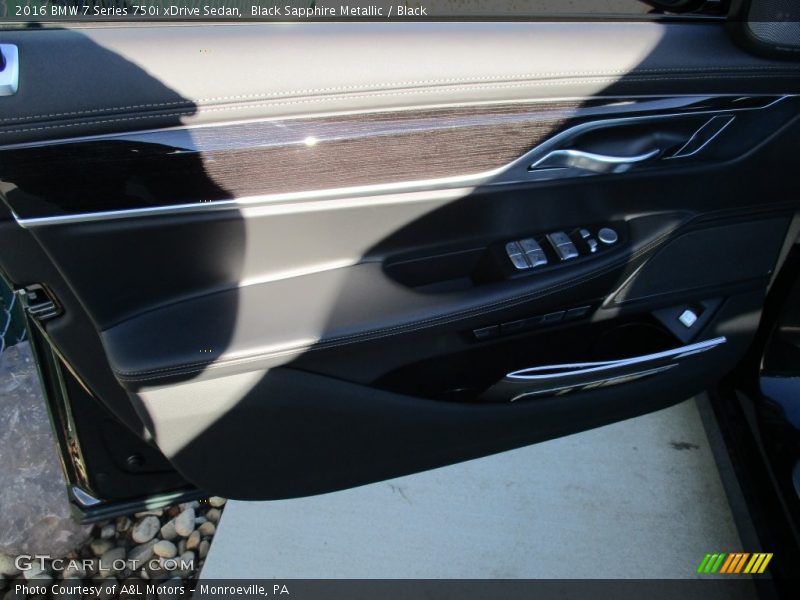 Black Sapphire Metallic / Black 2016 BMW 7 Series 750i xDrive Sedan