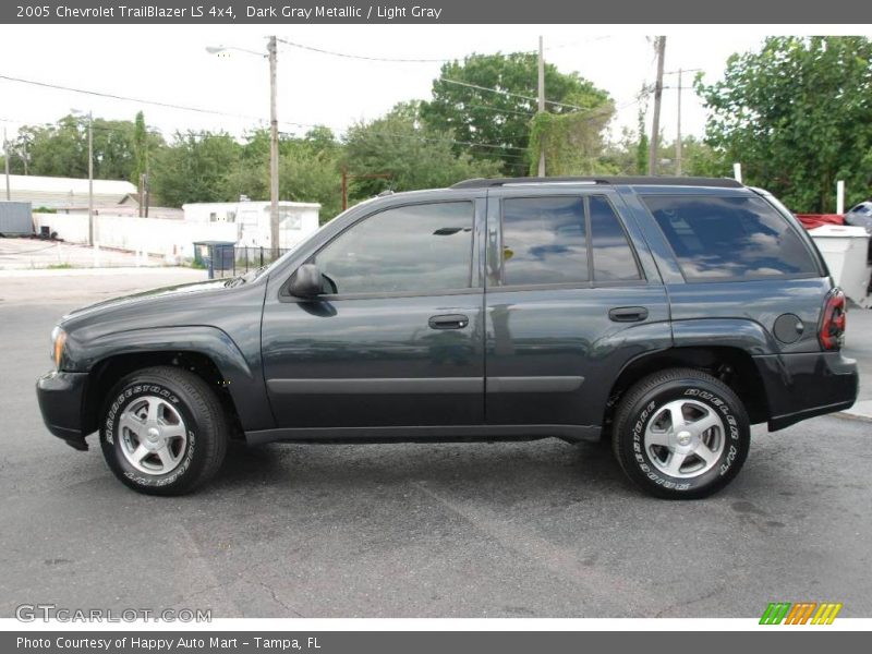 Dark Gray Metallic / Light Gray 2005 Chevrolet TrailBlazer LS 4x4