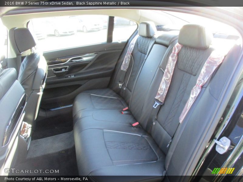 Black Sapphire Metallic / Black 2016 BMW 7 Series 750i xDrive Sedan