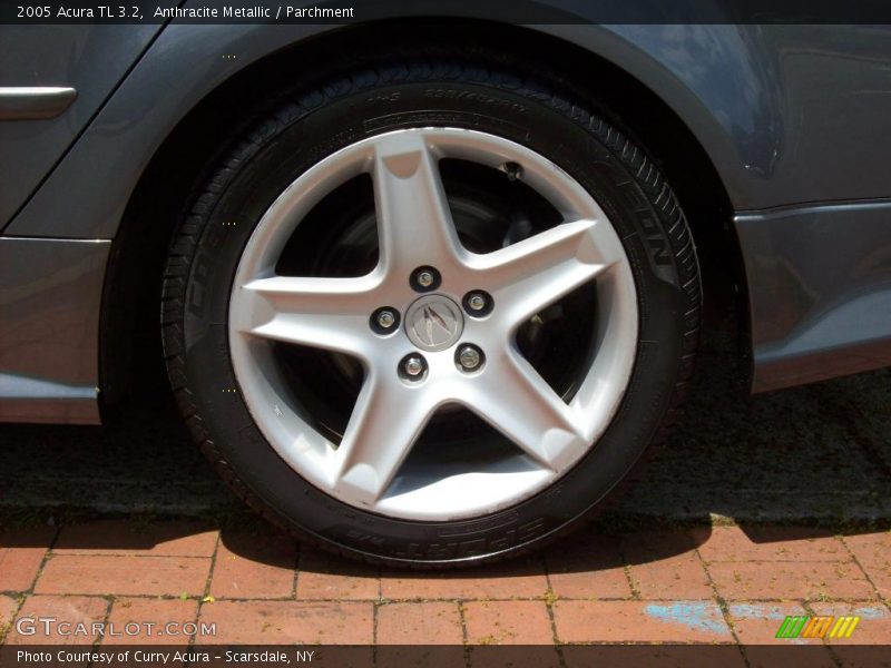 Anthracite Metallic / Parchment 2005 Acura TL 3.2