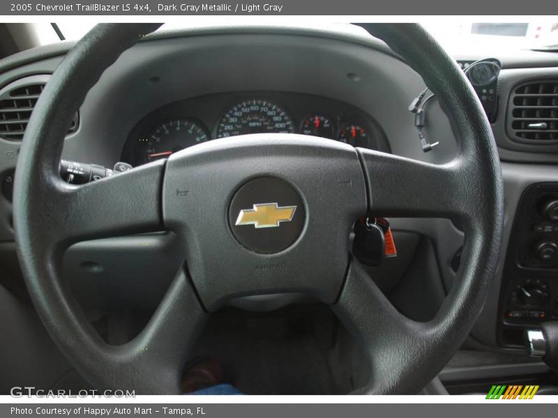 Dark Gray Metallic / Light Gray 2005 Chevrolet TrailBlazer LS 4x4