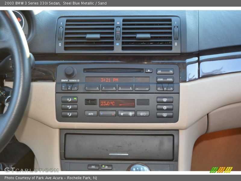 Steel Blue Metallic / Sand 2003 BMW 3 Series 330i Sedan