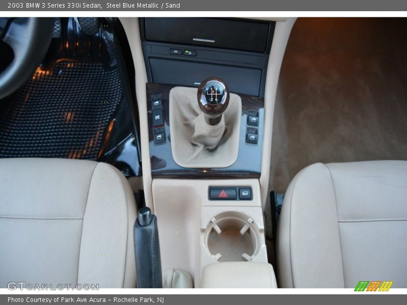 Steel Blue Metallic / Sand 2003 BMW 3 Series 330i Sedan