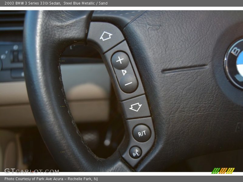 Steel Blue Metallic / Sand 2003 BMW 3 Series 330i Sedan