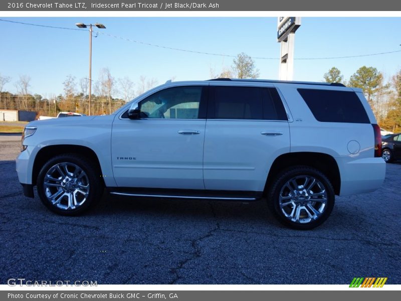 Iridescent Pearl Tricoat / Jet Black/Dark Ash 2016 Chevrolet Tahoe LTZ