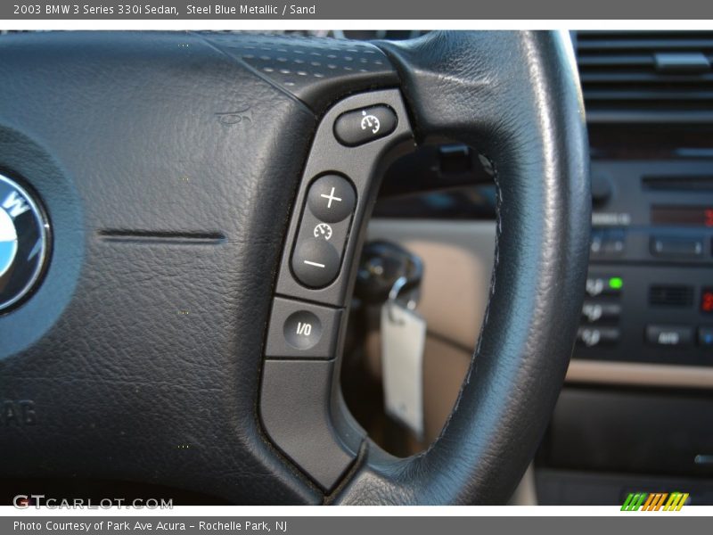 Steel Blue Metallic / Sand 2003 BMW 3 Series 330i Sedan