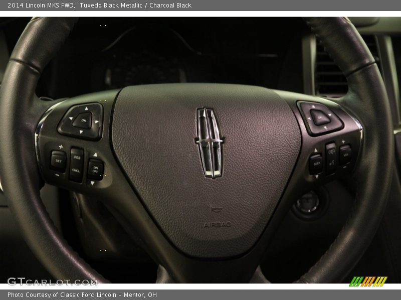 Tuxedo Black Metallic / Charcoal Black 2014 Lincoln MKS FWD