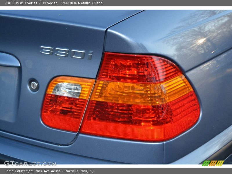 Steel Blue Metallic / Sand 2003 BMW 3 Series 330i Sedan