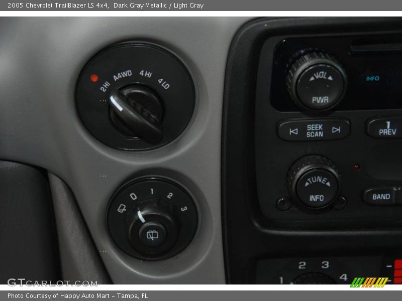 Dark Gray Metallic / Light Gray 2005 Chevrolet TrailBlazer LS 4x4