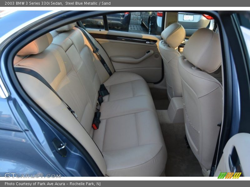 Steel Blue Metallic / Sand 2003 BMW 3 Series 330i Sedan