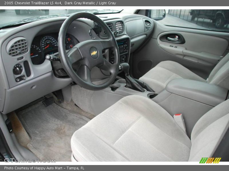 Dark Gray Metallic / Light Gray 2005 Chevrolet TrailBlazer LS 4x4