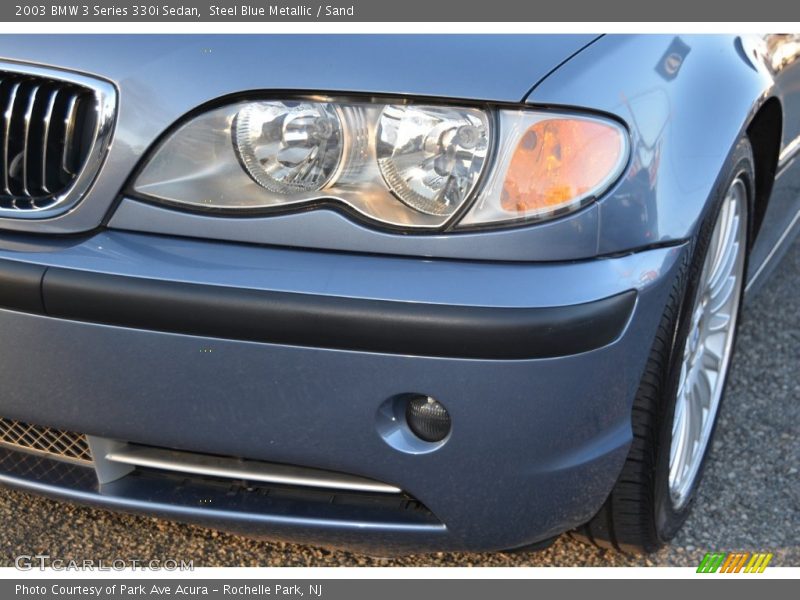 Steel Blue Metallic / Sand 2003 BMW 3 Series 330i Sedan