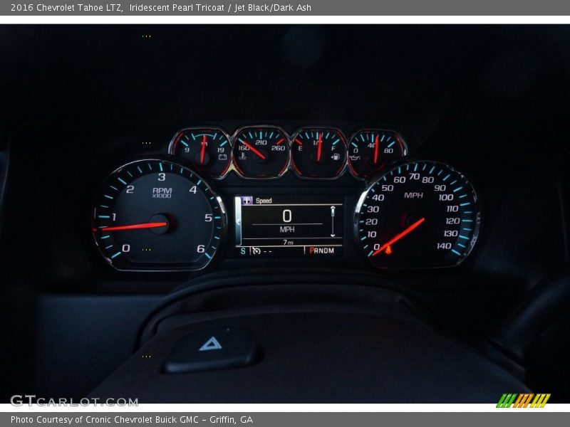 Iridescent Pearl Tricoat / Jet Black/Dark Ash 2016 Chevrolet Tahoe LTZ