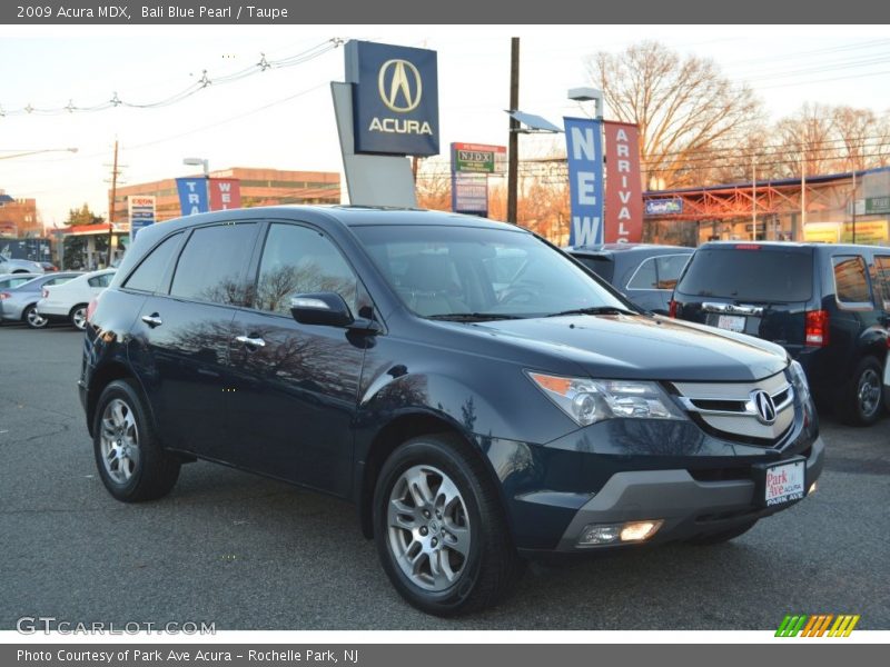 Bali Blue Pearl / Taupe 2009 Acura MDX