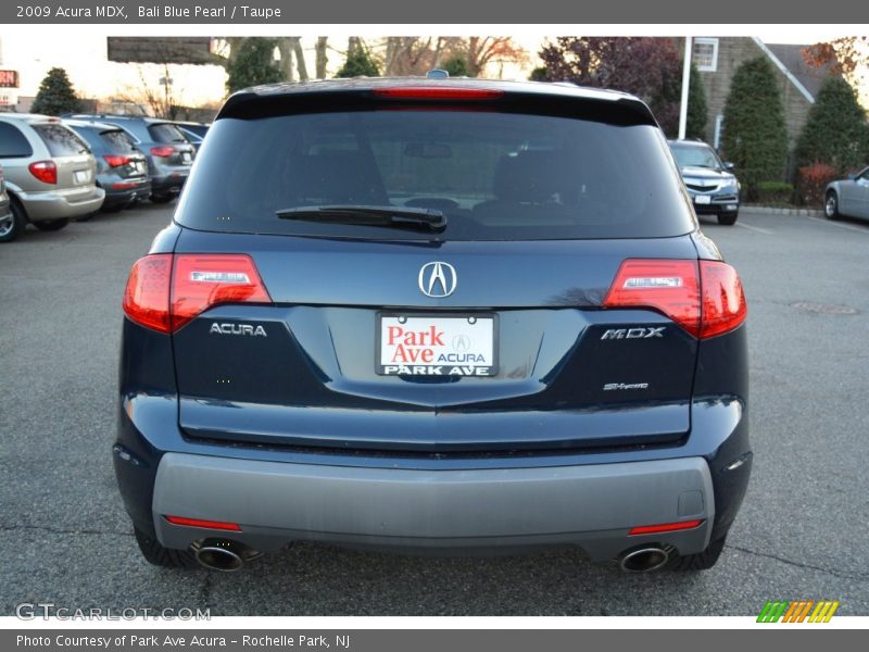 Bali Blue Pearl / Taupe 2009 Acura MDX