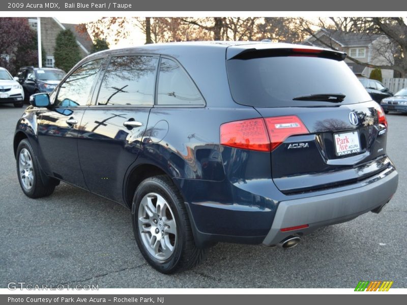 Bali Blue Pearl / Taupe 2009 Acura MDX