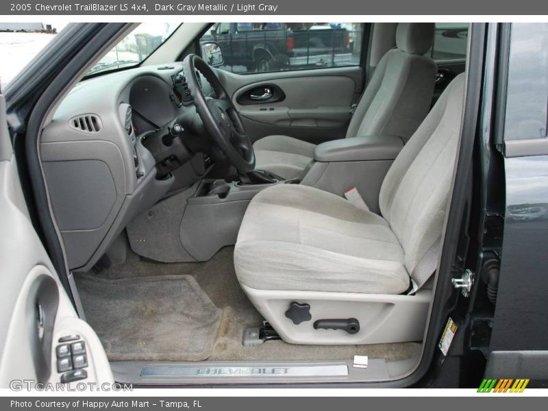 Dark Gray Metallic / Light Gray 2005 Chevrolet TrailBlazer LS 4x4